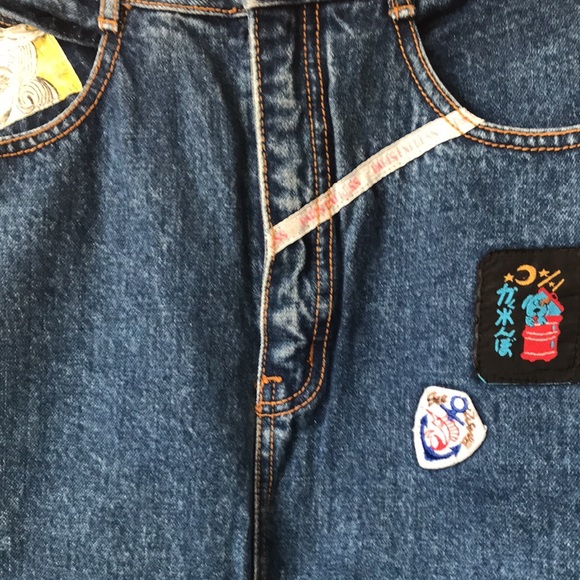 Vintage Paris express -Denim  skirt - Picture 5 of 6